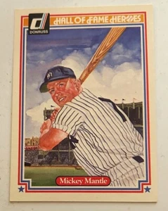 1983 DONRUSS MICKEY MANTLE #7 HALL OF FAME HEROES NY YANKEES - Picture 1 of 2