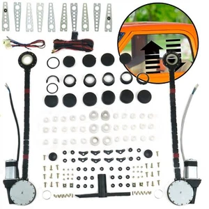 Universal 2 Door Electric Power Window Conversion Kit w/o Switches for Car Truck - Picture 1 of 16