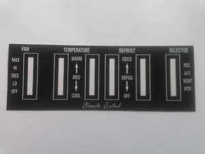 1968 Buick A/C Climate Control face plate Riviera Electra Wildcat Le Sabre - Picture 1 of 3