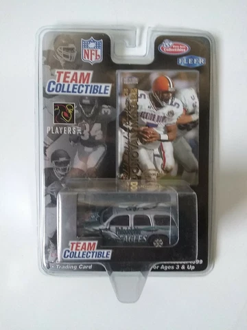 1999 White Rose Collectibles/Fleer DONAVON McNABB-Eagles Team Truck-Ball Card Cover