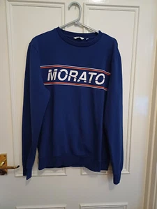 ANTONY MORATO M’ens Top Jumper Logo Blue SIZE L VGC - Picture 1 of 7