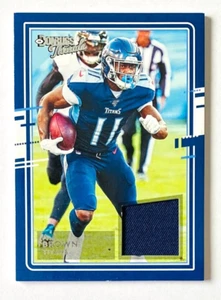 2020 Donruss AJ Brown Jersey Card Threads Titans Star! - Picture 1 of 3