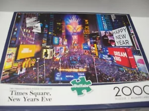 Times Square New Years Eve Jigsaw Puzzle 2000 Pieces Buffalo Games - Picture 1 of 2