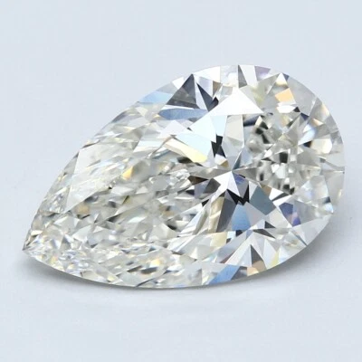 6.18 Cts Pear Cut IGI Certified Lab Grown CVD Diamond G Color SI1 Clarity STONE - Image 1 of 4
