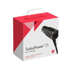 Motorola TurboPower 25 Fast Car Charger OEM Micro-USB - Picture 1 of 9