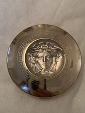 Versace Rare Collectors Gold Medusa Head Compact Blush Peachy Pink V2003 Blusher