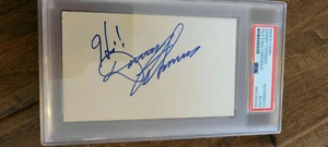 DANNY THOMAS SIGNED AUTO 3X5 INDEX CARD MAKE ROOM FOR DADDY PSA DNA SLABBED - Picture 1 of 1