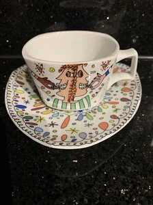 Rosenthal Porzellan ☕️Kaffee Tasse Höhe 6 cm von James Rizzi und Dorothy Hafner - Bild 1 von 13