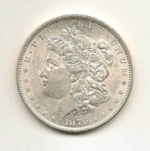 Morgan Silver Dollar 1879 Uncirculated - Picture 1 of 2