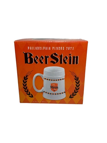 2021-22 Philadelphia Flyers Ceramic Beer Stein Mug SGA 1/18/22 NEW Cover