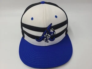 Eagle A Logo The Game Pro Gametek Fitted L Hat Cap Baseball Men White Black Blue - Picture 1 of 15