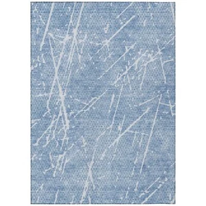 Addison Rugs Chantille ACN628 Blue 2'6" x 3'10" Indoor Outdoor Area Rug, Easy - Picture 1 of 7