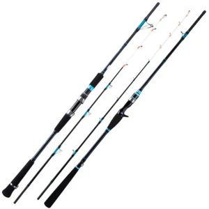 Boat Fishing Rods 1.65m/1.8m Carbon Fiber Spinning Casting Rod 2 Section Shore - Picture 1 of 43