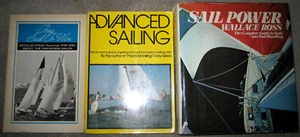 3 vtg HCs, They Sail to Win, Advanced Sailing by Tony Gibbs, Sail Power by Ross - Picture 1 of 12