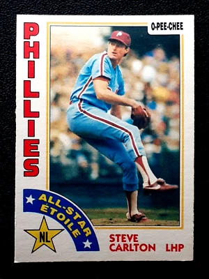 STEVE CARLTON ALL-STAR 1984 O-PEE-CHEE #395 EXMINT+/NRMINT        66411 - Image 1 of 2