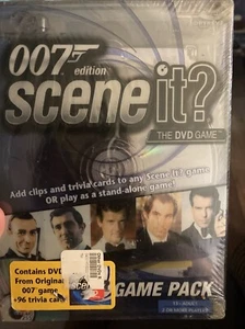 007 EDITION SCENE IT DVD GAME Trivia Game Pack Adult James Bond Party Movie NEW - Picture 1 of 3