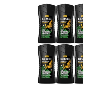 6x250ml Axe Wild Mojito & Cedarwood 3in1 Duschgel 12H Refreshing | Toller Duft - Bild 1 von 1