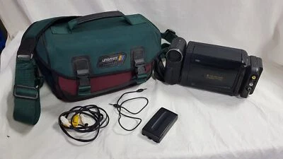 UNTESTED Sharp vl-e40h Viewcam Video 8 Camcorder with Case, Battery, Some Bits - Image 1 of 4