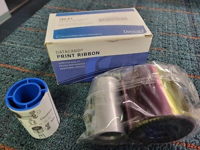 535000-003 Color Ribbon for Datacard CP CD Series Printer 500 Prints YMCKT - Image 1 of 4