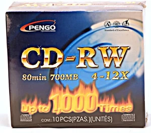 10 - Pack CD - RW 4X-12X by Pengo - Picture 1 of 2