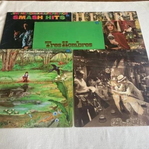 Vintage Rock 1970s Vinyl LP Record ZZ Top Heart Hendrix Hollies Zeppelin Lot=5 - Picture 1 of 24
