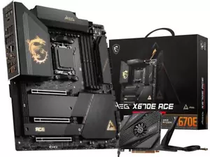 Boa madre MSI MEG X670E ACE AM5 AMD X670 SATA 6 Gb/s E-ATX AMD Ryzen™ serie 7000 - Imagen 1 de 9