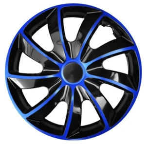 4x14" Embellecedores Cubiertas de rueda para Vauxhall Corsa 14" AZUL - Imagen 1 de 3