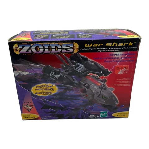 VTG 2001 Zoids War Shark 1/72 Scale Model Kit Hasbro Wind-up Motor 040 BRAND NEW Cover
