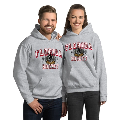 Florida Hockey Hoodies | Sizes SML to 5XL | Hockey Team Hoodies Cover