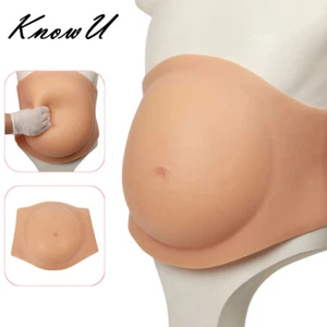 Silicone Pregnant Belly Artificial Fake Pregnant Belly for Maternity Cosplay - Picture 1 of 14