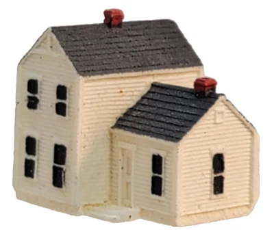 Marklin 2631 Z Mini-Club 2 Story House Cast Resin 1.18"x1.38"x1.25" (no box) - Image 1 of 4