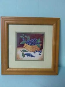 Longaberger Blueberry Basket Picture,used But In Good Condition - Picture 1 of 3