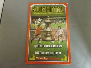 Programa de fútbol 1982 - final de la Copa FA - QPR v Tottenham Hotspur - Wembley - Imagen 1 de 1