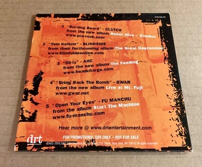 New Promo CD - DRT Summer Cuts 2005 Clutch GWAR Blindside AHC Fu Manchu 5 Songs - Image 1 of 2