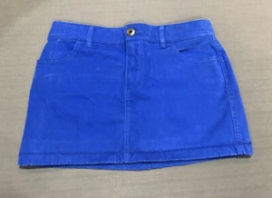 Abercrombie Blue Velvet Skirt size 14 Girls - Picture 1 of 3