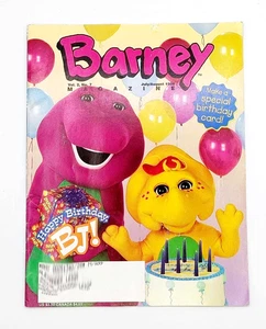 Barney Magazine July/Aug 1998 Happy Birthday BJ! RARE - Imagen 1 de 11