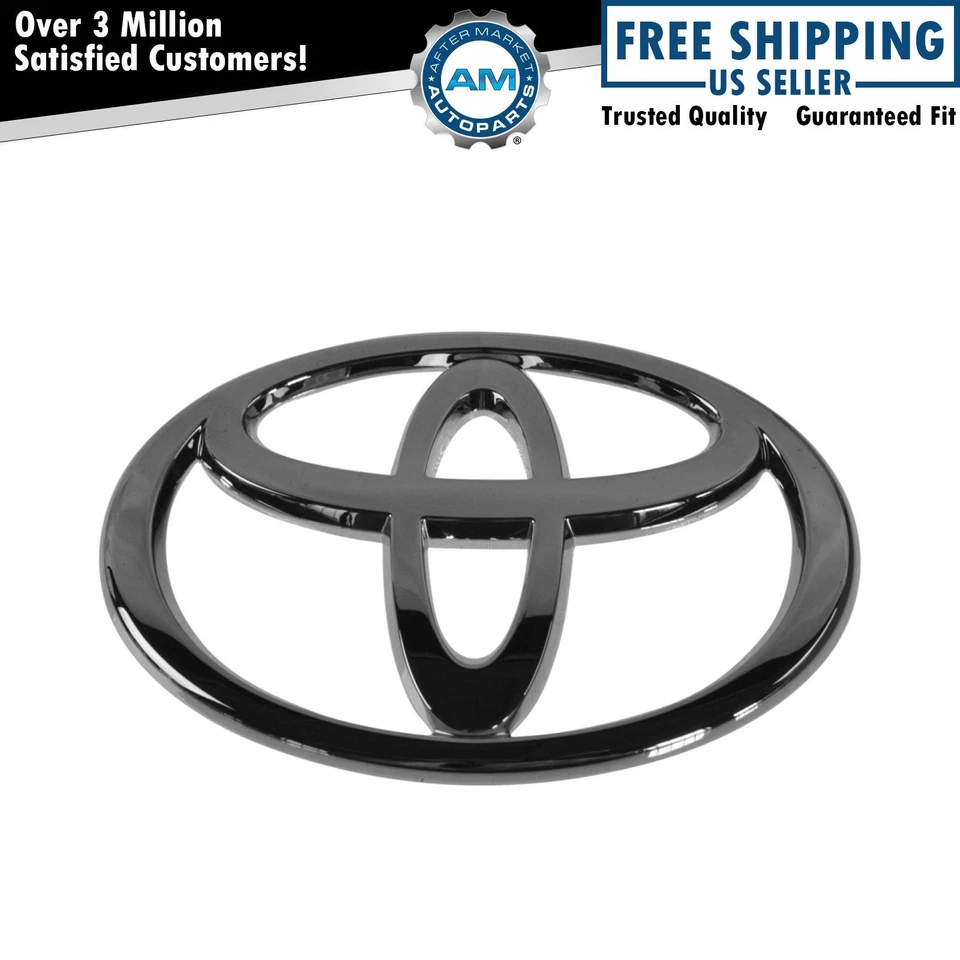 Emblema de grade circular T cromado fabricante de equipamento original 75311-02110 para 03-08 Toyota Corolla novo - Imagem 1 de 4