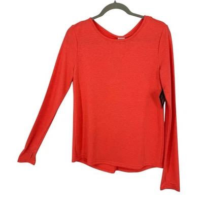 Victorias Secret VSX Sport Open Keyhole Back Top size Small Neon Orange NEW - Image 1 of 4