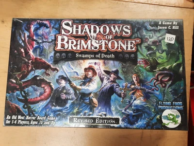 Shadows of Brimstone: Swamps of Death conjunto básico revisado novo em folha lacrado - Imagem 1 de 2