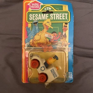 Sesame Street "Bert's Pigeon Patrol Car" Diecast Muppets Inc. Vintage Playskool - Imagen 1 de 3