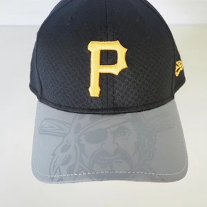 New Era Pittsburg Pirates 39Thirty Hat Buccaneer Brim Baseball Cap MLB Med-Lrg - Picture 1 of 9