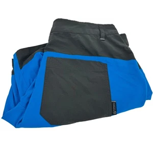 Mountain Hardwear Shorts Mens 34x9 ACTUAL Blue Gray Right Bank UPF+ Gorpcore - Picture 1 of 9