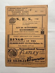 Southport v Tranmere Rovers; 19th March 1963 - Picture 1 of 3
