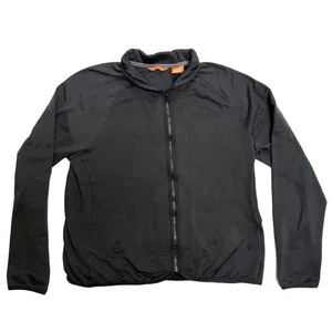 Merrell Womens Medium Zip Jacket Long Sleeve Solid Black Full Zip - Picture 1 of 5