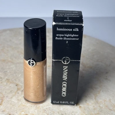 Iluminador Giorgio Armani Luminous Silk Acqua 2 STELLAR 12mL/.40 Fl Oz NUEVO Foto 1 de 3