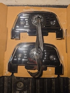 Harley Davidson Springer Heritage Honcho Passenger Footboard Covers NICE - Picture 1 of 4