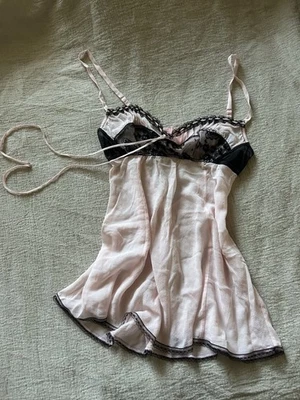 De Colección Y2K Victoria Secret Seda Lechera Babydoll Vestido Sin Mangas Top Paris Hilton XS Foto 1 de 4