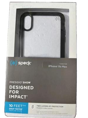 Funda Speck Presidio Show para Apple iPhone Xs Max - Negra Foto 1 de 2
