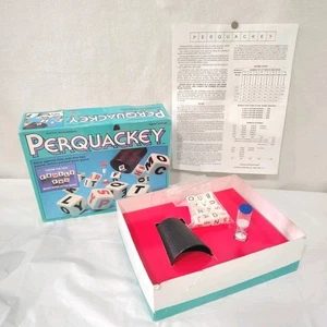 Perquackey Dados Juego de Palabras De Colección 4500 Hollingsworth Bros Cardinal Edad 7+ Completo - Imagen 1 de 7