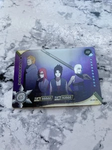 Team Sasuke Uchiha Vs Naruto Uzumaki Kakashi Jugo Kayou TCG 3D Lenticular HR-082 - Picture 1 of 4